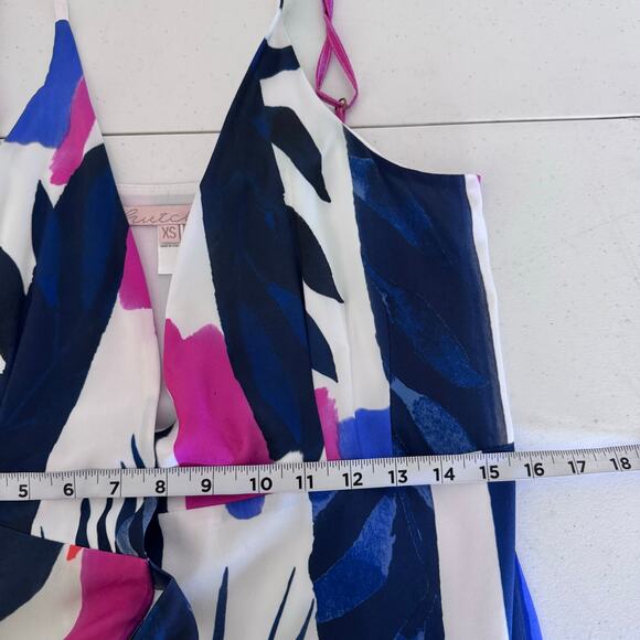 Anthropologie Hutch Botanical Print Maxi Wrap Dress Women's XS Cruise Resort - Picture 11 of 14